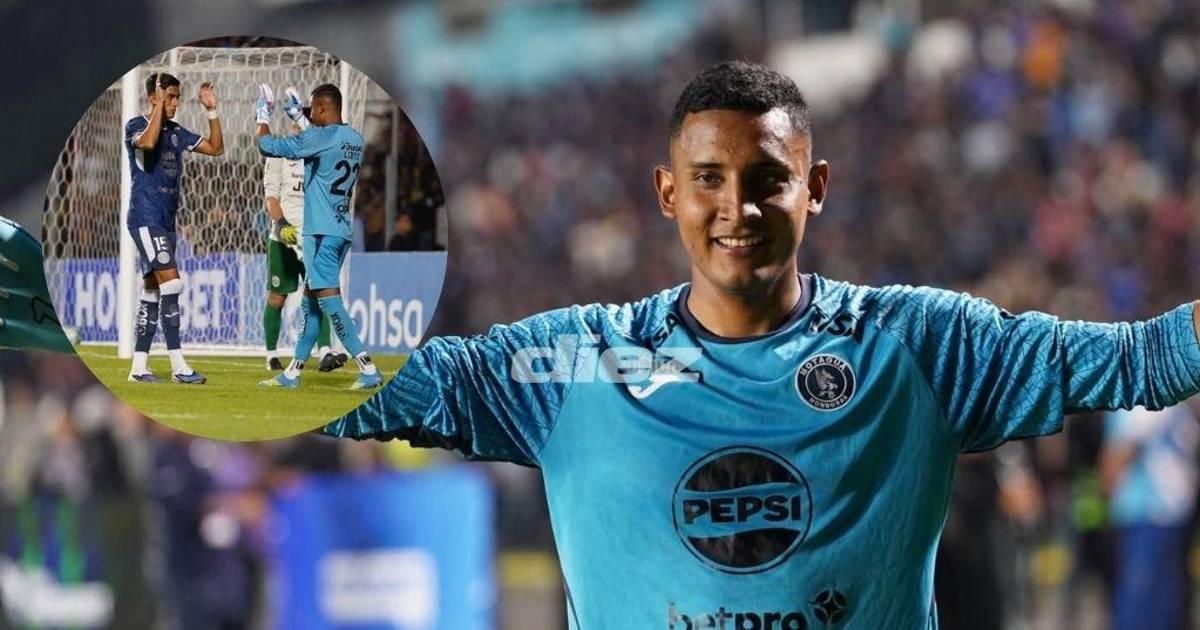 Luis Ortíz revela cómo un papelito fue clave para el Motagua en penales ante Marathón
