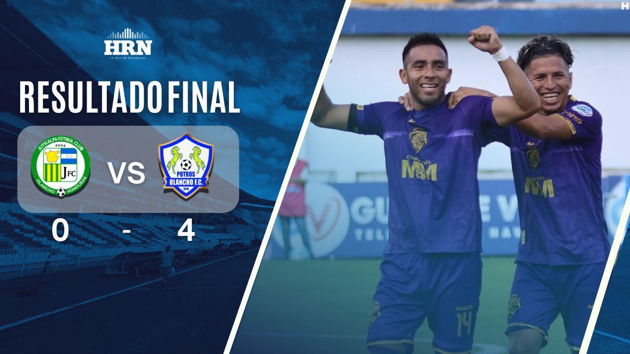 Con doblete de Kevin López, Olancho FC arrolla a Juticalpa FC en el derby de los sombreros